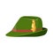 Bavarian tyrolean green hat