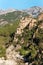 Bavella mountain and solenzara river in Corsica island