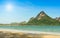 The bay of Ao Manao beach at Prachuap Khiri Khan, Thailand