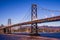 The Bay Bridge at blue hour