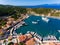 The bay of Fiskardo in Cephalonia Island, Greece Fiscardo