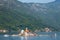 Bay of Kotor. Church on island