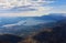 Bay of Kotor and Lustica peninsula. Montenegro