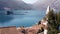 Bay of Kotor, Perast town. Travel and tourism concept.