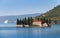 Bay of Kotor. Small island with Monastery