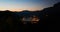 Bay of Kotor, sunset, evening, night landscape