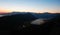 Bay of Kotor, sunset, evening, night landscape