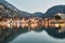 Bay of Kotor. The Town Of Kotor. The reflection in the water. Long exposure. Montenegro.