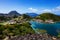 Bay of Marigot, Terre-de-Haut, Iles des Saintes, Les Saintes, Guadeloupe, Lesser Antilles, Caribbean