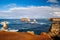 Bay of Martyrs. Tourist attraction on the Great Ocean Road. Rock formation in the ocean. Australia landscape. Victoria, Australia