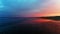 Bay of Sienne sunrise in Cotentin coast