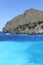 Bay with turquoise Mediterranean Sea at Cala Sa Calobra, Mallorca, Spain