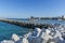 Bay view of the port town of Tomis, Constanta.