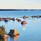 Bay view of Yellowknife