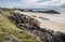 Bay on Ynys Llanddwyn on Anglesey, Wales, UK