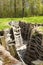 Bayernwald wooden trench of world war 1 belgium