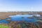 Baylands in Don Edwards wildlife refuge, Fremont, San Francisco bay area, California