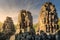 Bayon Angkor with stone faces Siem Reap, Cambodia