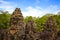 Bayon Castle is a stone castle of the Khmer Empire. Located in the center of Angkor Thom