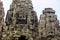 Bayon faces in Angkor Thom Siem Reap