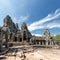 Bayon khmer temple on Angkor Wat historical place in Cambodia