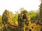 The Bayon stone faces of the people