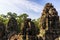 Bayon temple face towers