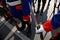 Bayonet detail during military parade