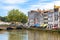 Bayonne, at the confluence of the Nive and Adour rivers in Basque Country, France.