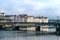 Bayonne in the pays Basque, bridge on the river