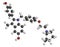 Bazedoxifene postmenopausal osteoporosis prevention drug molecule. Selective estrogen receptor modulator (SERM