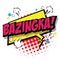 Bazinga! Comic Speech Bubble. Vector Eps 10.