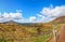 Bbeautiful scenic rural countryside landscape from connemara