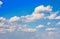 Bbeautiful sky with clouds background. Blurry sky blue or azure sky and cloud on bright daytime of sun.