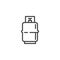 BBQ Gas Cylinder line icon