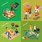 BBQ Isometric Compositions