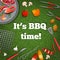 Bbq picnic poster