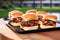 bbq pork sliders freshly grilled outdoors