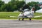 BD-5 Micro jet taxiing on the airfield