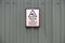 Be aware 24 hr cctv security in operation sign on factory business wall