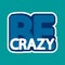 Be crazy, isolated sticker, words design template, vector illustration