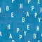 â€œBE HAPPYâ€ wording in typo play font. mix in many layer Vector seamless pattern  ,Design for fashion,web,wallpaper,fabric,