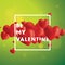 Be My Valentine Vector Background