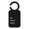 Be right back door tag icon, simple style