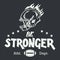 Be stronger american football hand-lettering