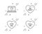 Be sweet, Ask me and Web love icons set. Call me sign. Love sweetheart, Social network. Love set. Vector