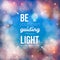 Be Your Own Guiding Light Concept