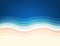 Beach abstract background, vector, illustration.