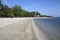 Beach and Adriatic sea at Crikvenica in Croatia