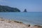 Beach in Agios Gordios, Corfu Island, Greece